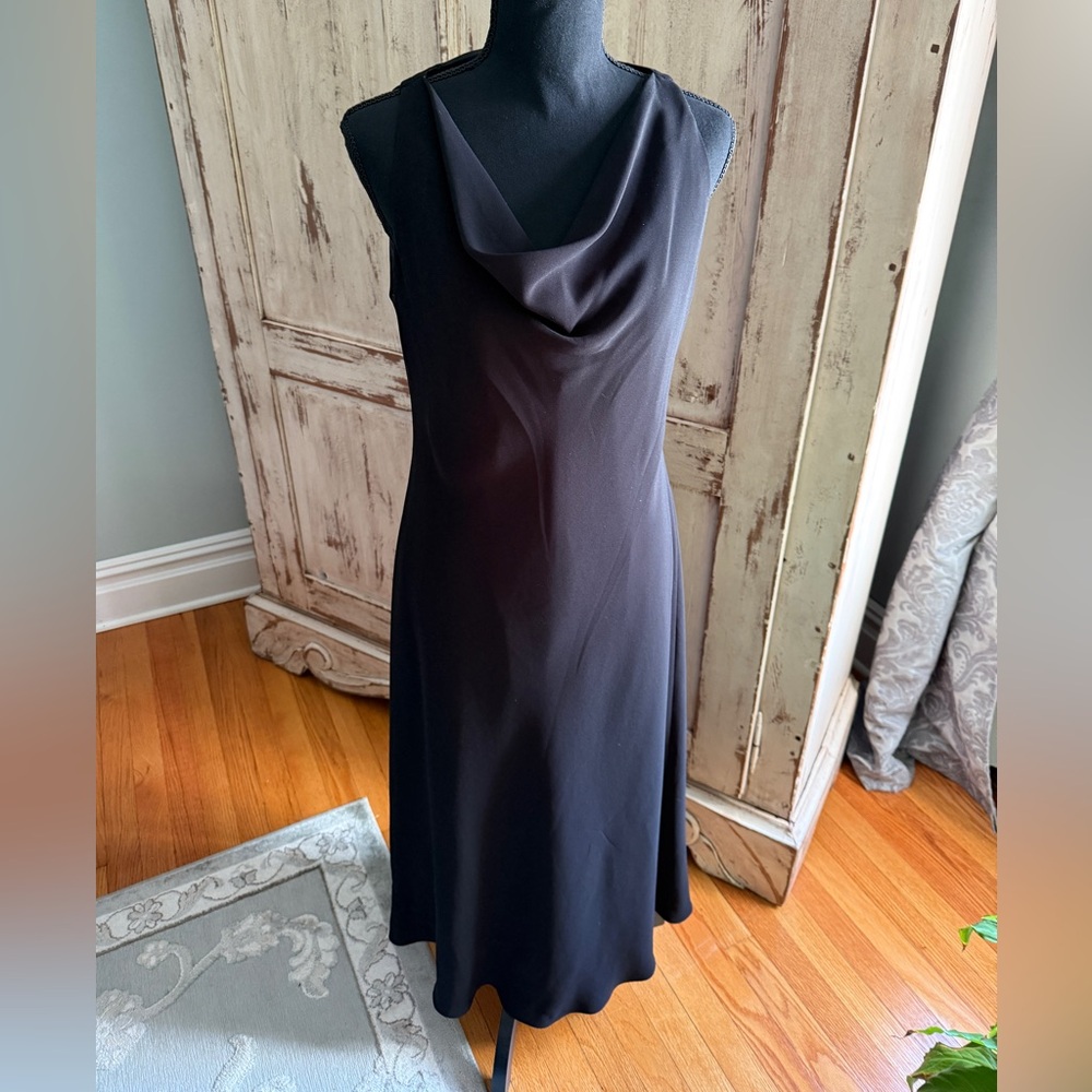 Evan-Piccone Cowl Neck Sleeveless Dress. Vintage. Cocktail party/wedding attire